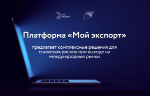 Платформа «Мой экспорт» предлагает комплексные решения для снижения рисков при выходе на международные рынки