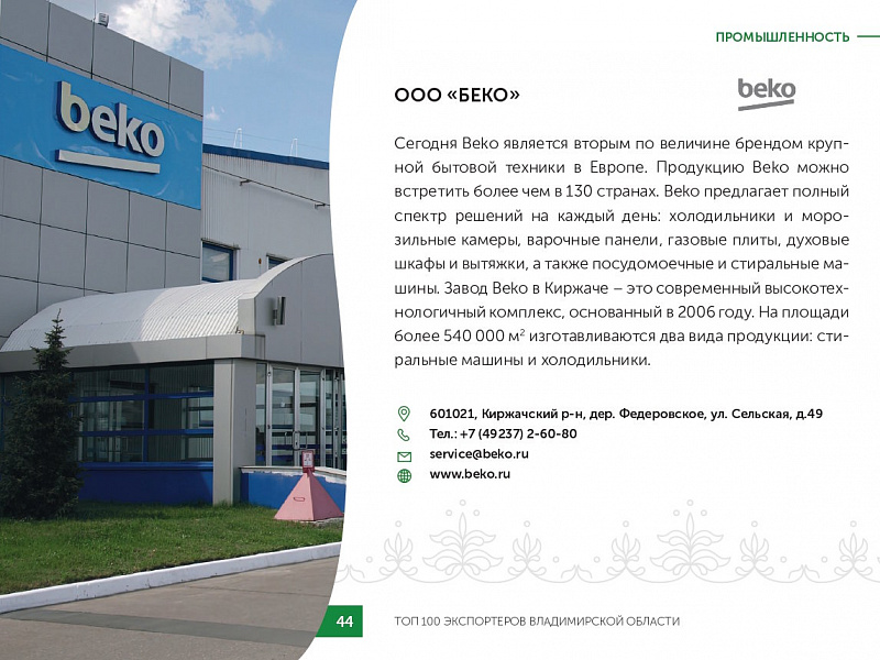 Каталог экспортеров RU