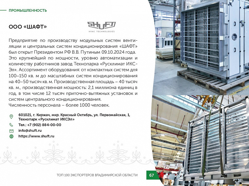 Каталог экспортеров RU